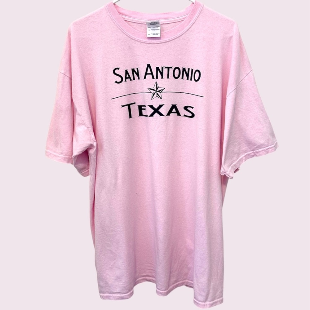 San Antonio pink tee